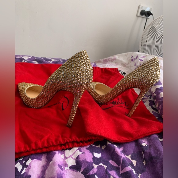 Swarovski Crystal Louboutin Heels - Picture 6 of 12